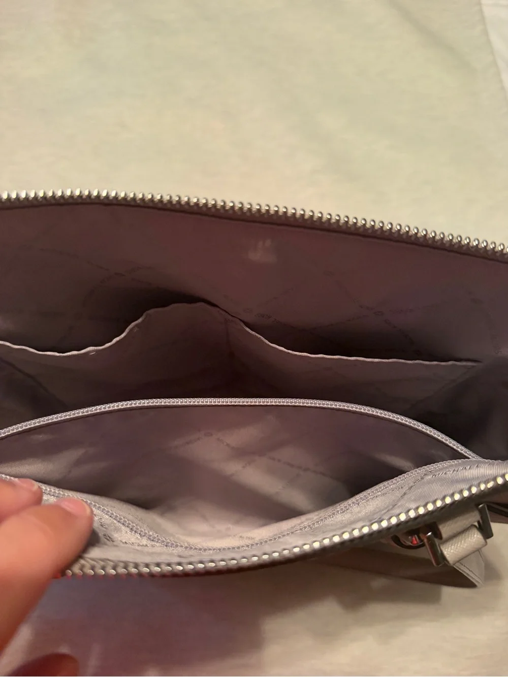 Michael Kors Saffiano Tote in Taupe